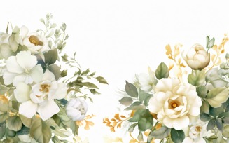Watercolor Floral Background 508