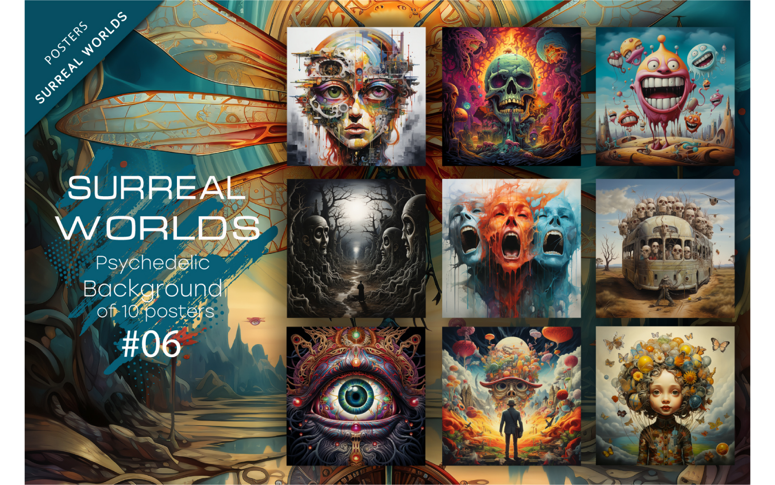 Template #364043 Surreal Posters Webdesign Template - Logo template Preview