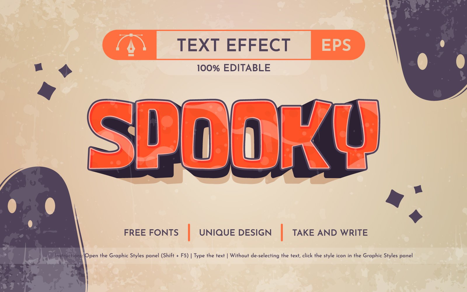 Template #364166 Effect Font Webdesign Template - Logo template Preview