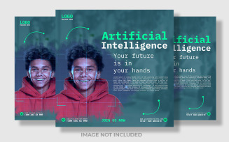 Artificial Intelligence Editable Social Media Post