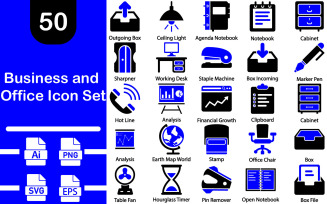 Business and Office Icon Set