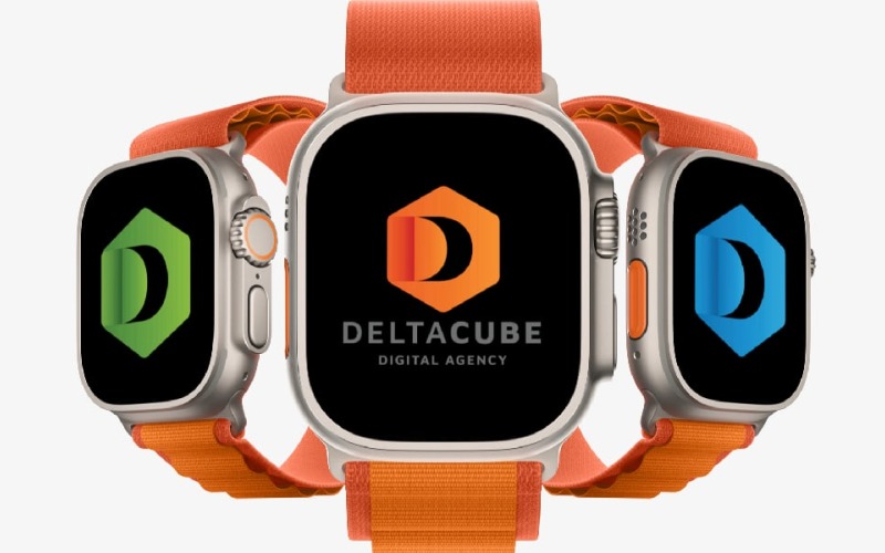 Delta Cube Letter D Logo Template