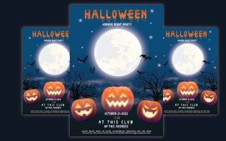 Halloween Party Flyer - Halloween Poster Template