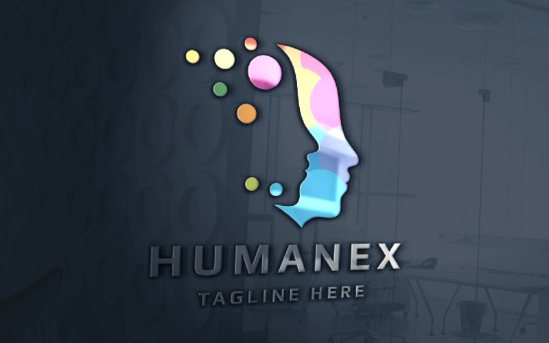 Human Artificial Intelligence Pro Branding Logo Logo Template