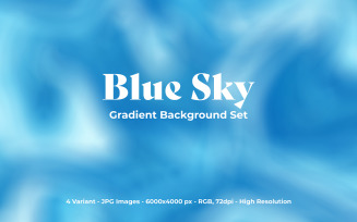 Blue Sky Gradient Background