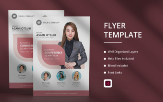 Business Conference InDesign Flyer Template