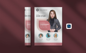 Business Conference Photoshop Flyer Template