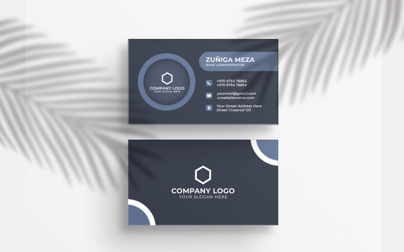 Creative and modern business card template design Corporate Identity