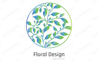 Floral Design logo design template
