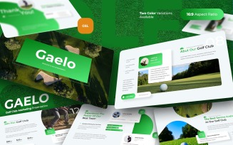 Gaelo - Golf Club Marketing Google Slides