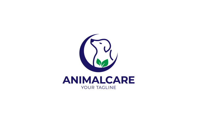 Veterinary logo and pet clinic logo Logo Template
