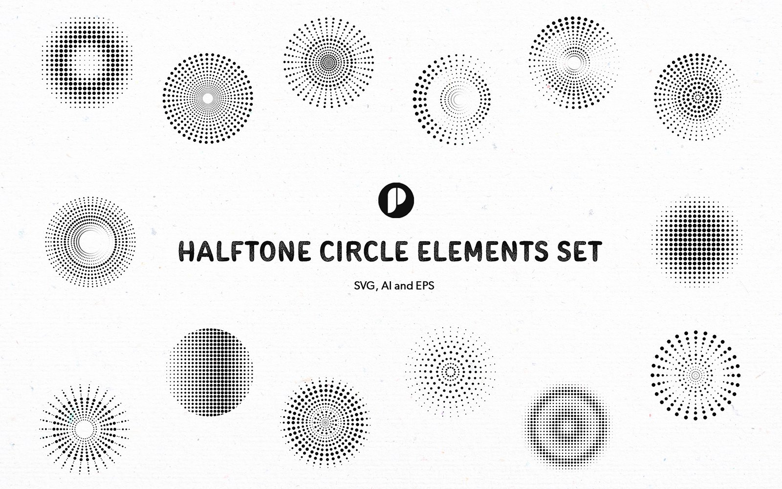 Kit Graphique #364406 Halftone Circle Divers Modles Web - Logo template Preview