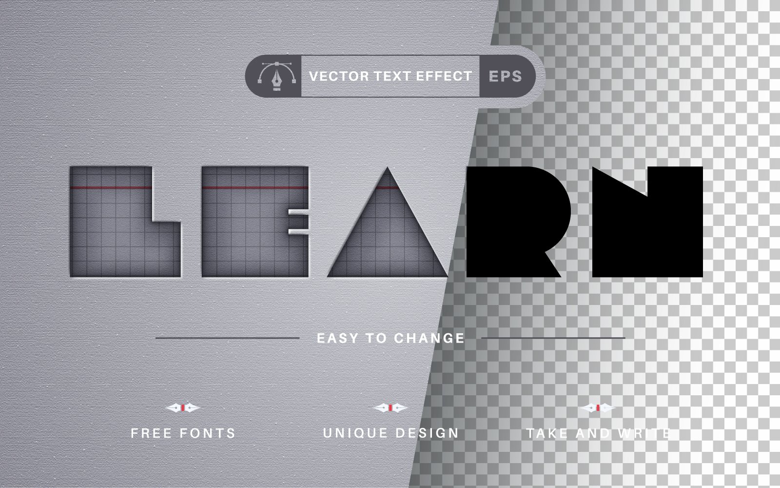 Template #364426 Effect Font Webdesign Template - Logo template Preview