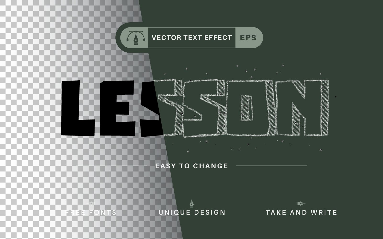 Template #364445 Effect Font Webdesign Template - Logo template Preview