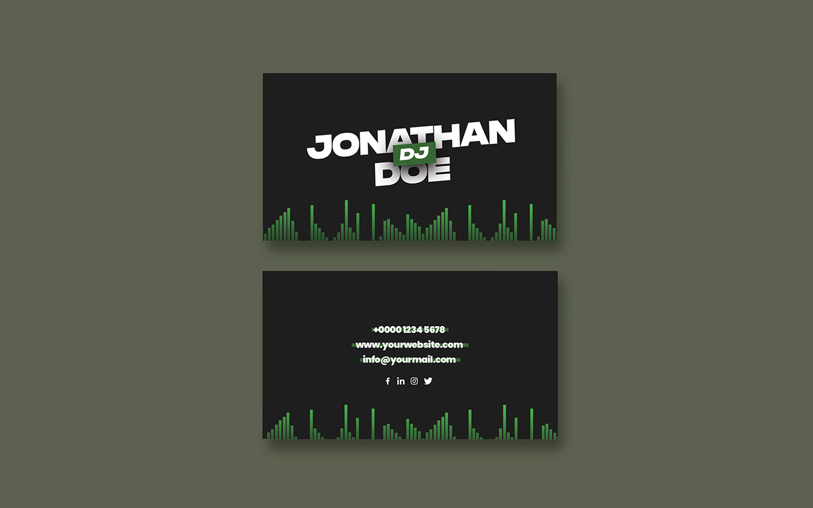 Template #364489 Business Card Webdesign Template - Logo template Preview