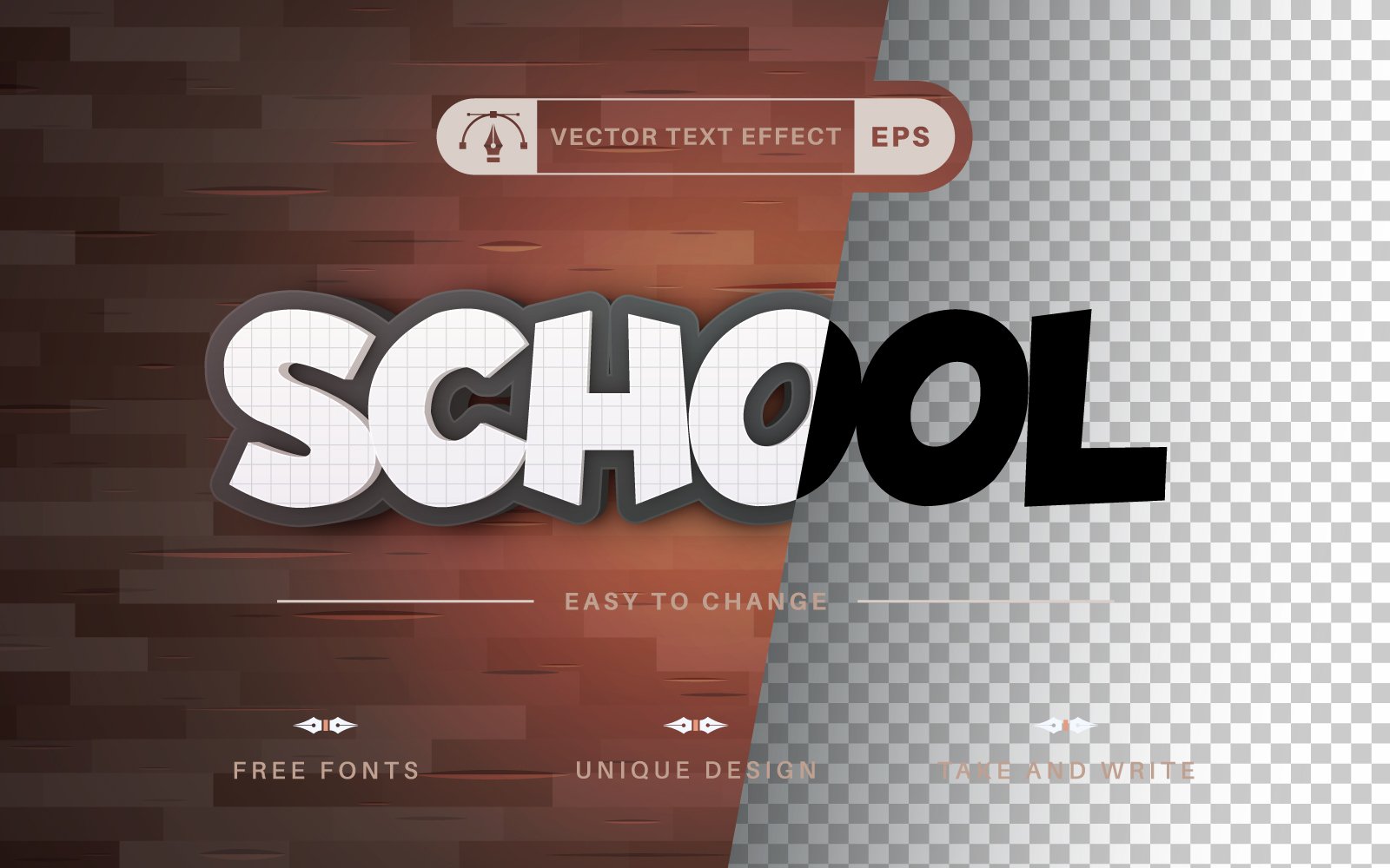 Template #364490 Effect Font Webdesign Template - Logo template Preview