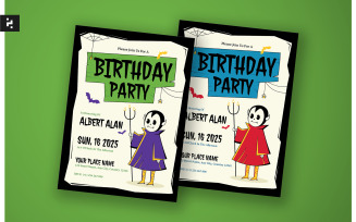 Spooky Birthday Party Invitation