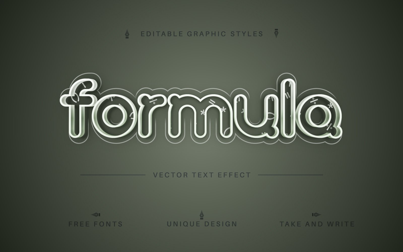 Template #364595 Effect Font Webdesign Template - Logo template Preview