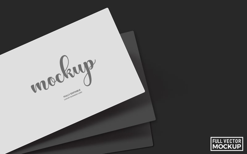 Branding Business identity paper card mockup Templates Product Mockup