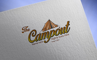 Camping logo design-Camping