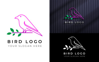 Creative Modern Bird logo design