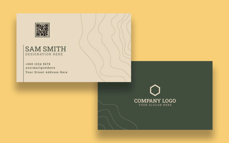 Luxury Business Card Template Design Corporate Identity