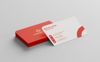 Minimalist Business Card Template Design