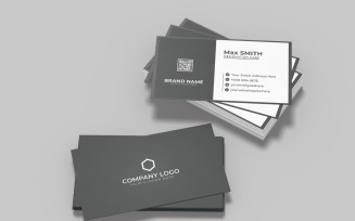 Modern and Simple Corporate Business Card Template Design