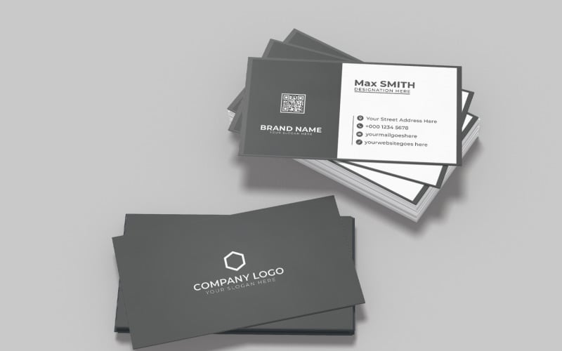 Modern and Simple Corporate Business Card Template Design Corporate Identity