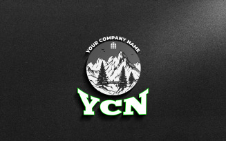 Mountain logo design template-mountain logos