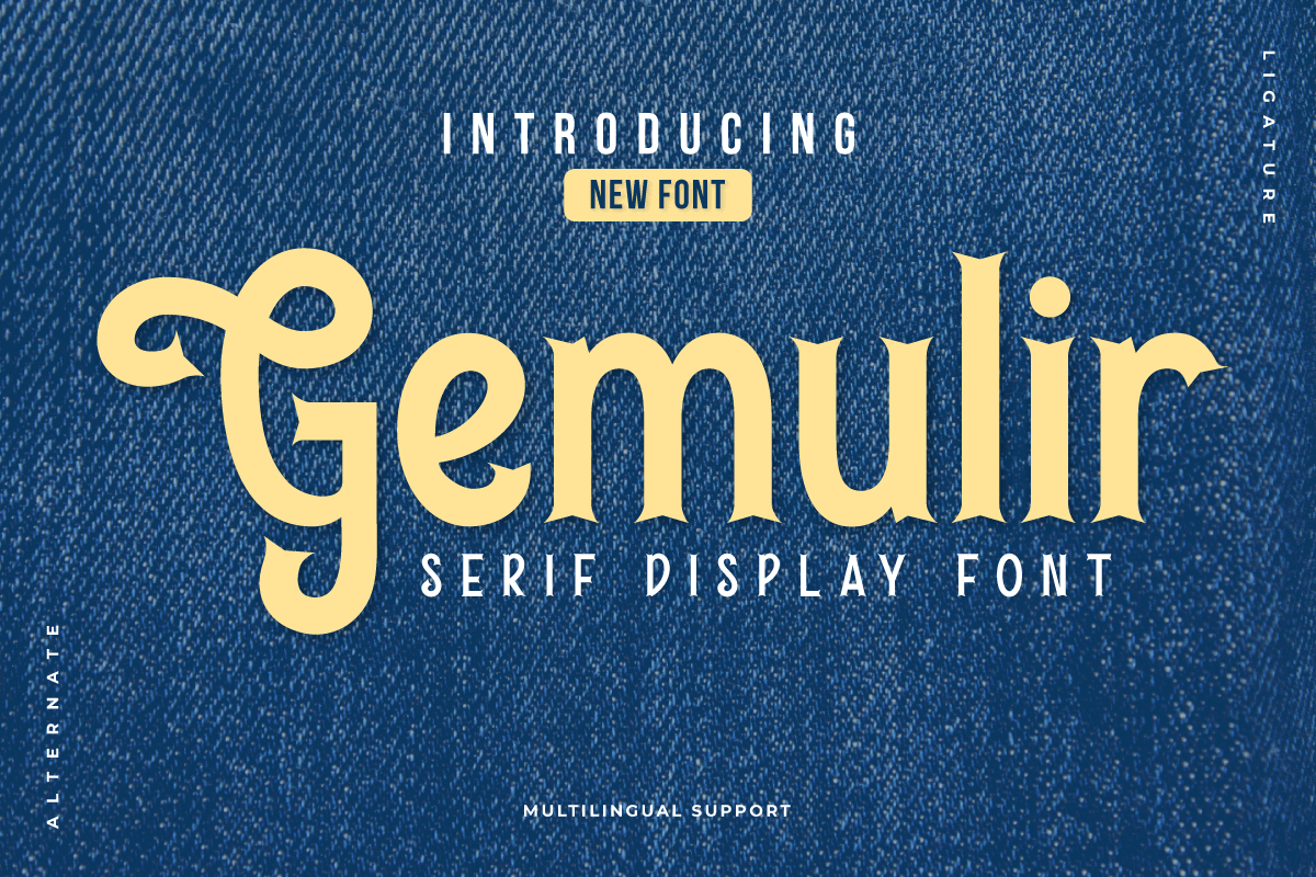 Gemulir - Serif Classic Font