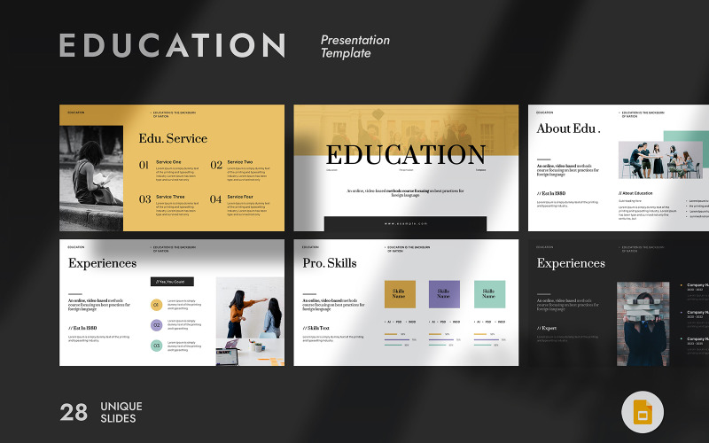 Education And Learn Presentation Template Google Slide