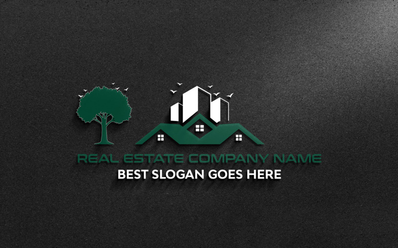 Real Estate Logo Template-Construction Logo-Property Logo Design...75