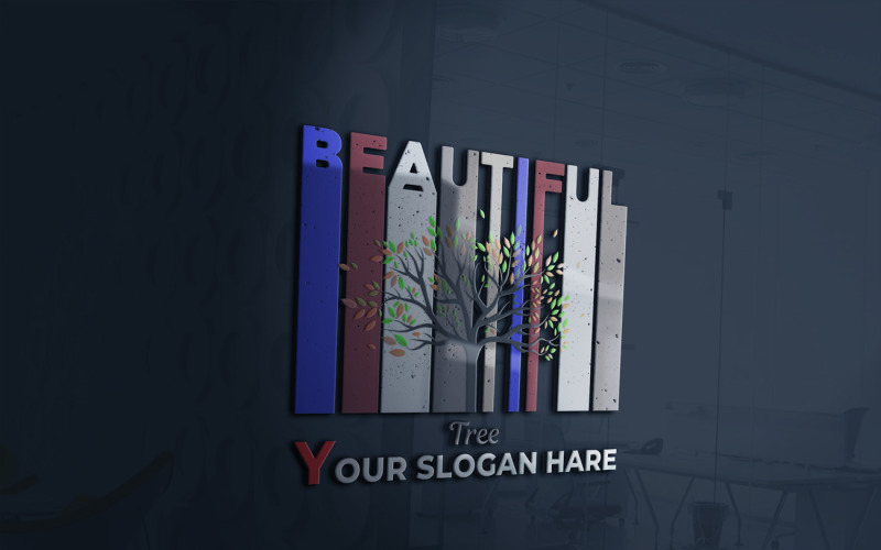 Tree logo design-abstract tree logo design Logo Template
