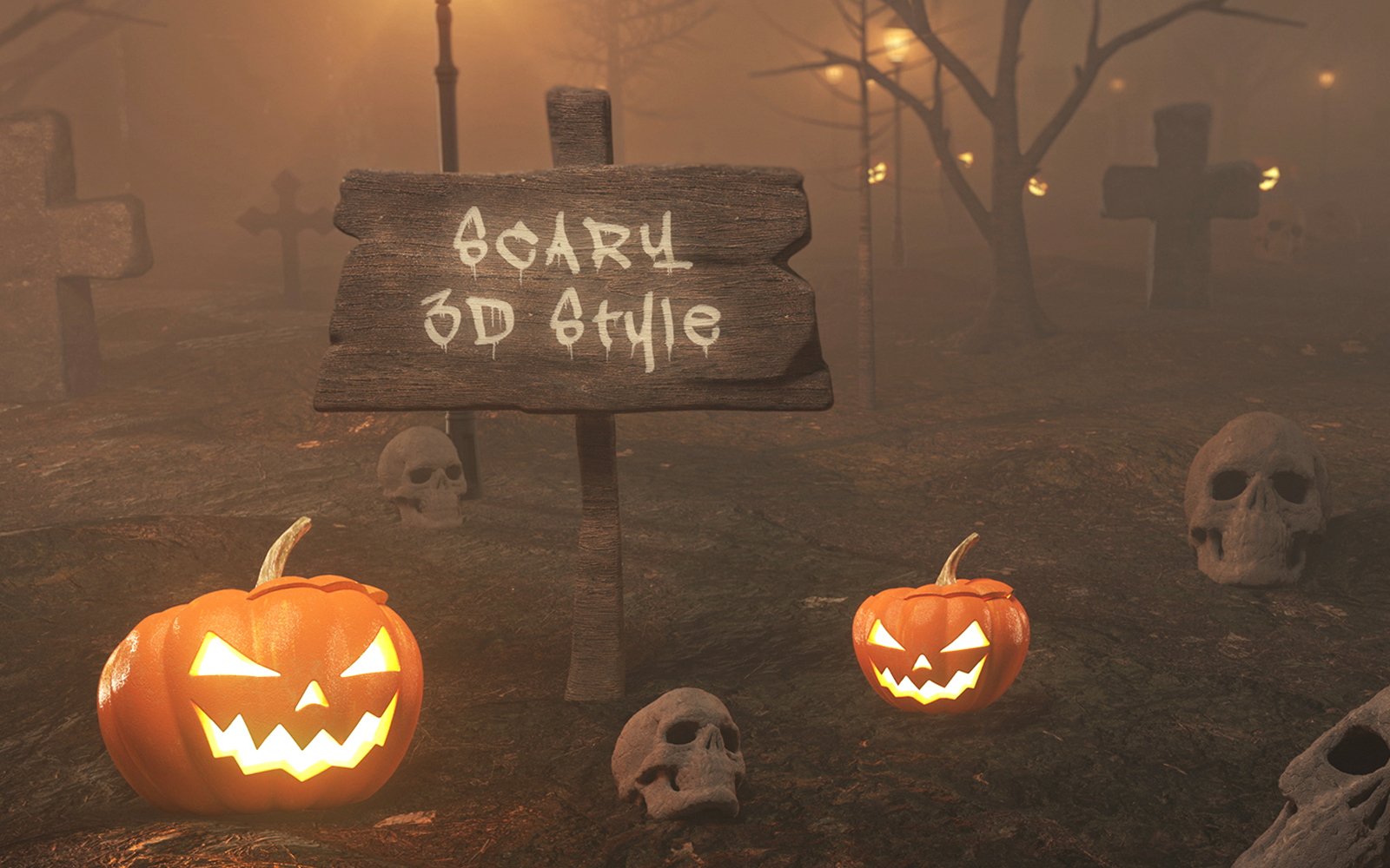 Kit Graphique #364749 Creepy Halloween Divers Modles Web - Logo template Preview
