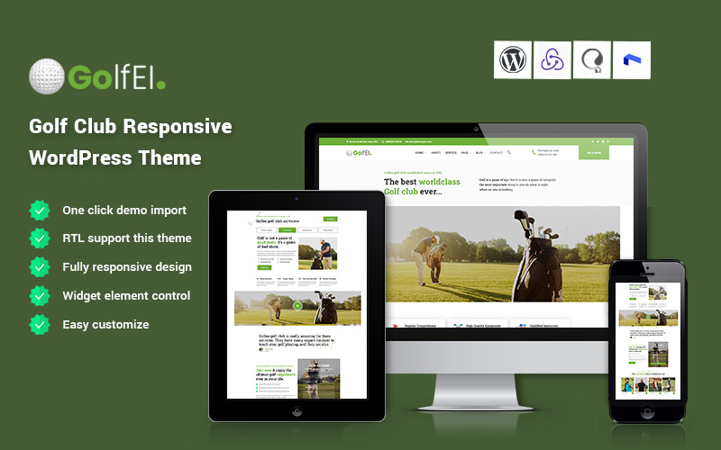 Golfei WordPress Themes 364763
