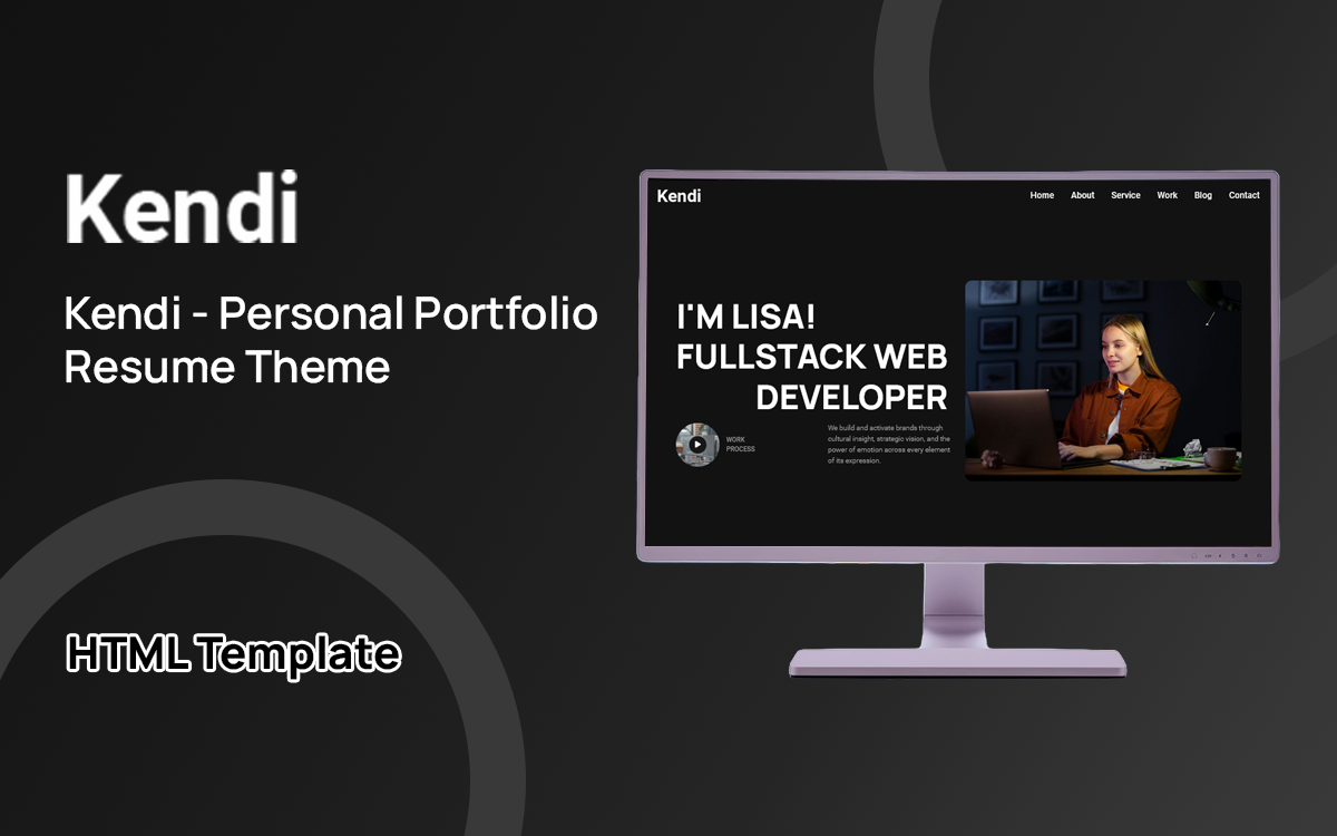 Kendi - Personal Portfolio Resume Theme