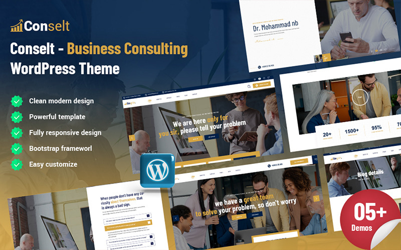 Conselt - Business Consulting WordPress Theme