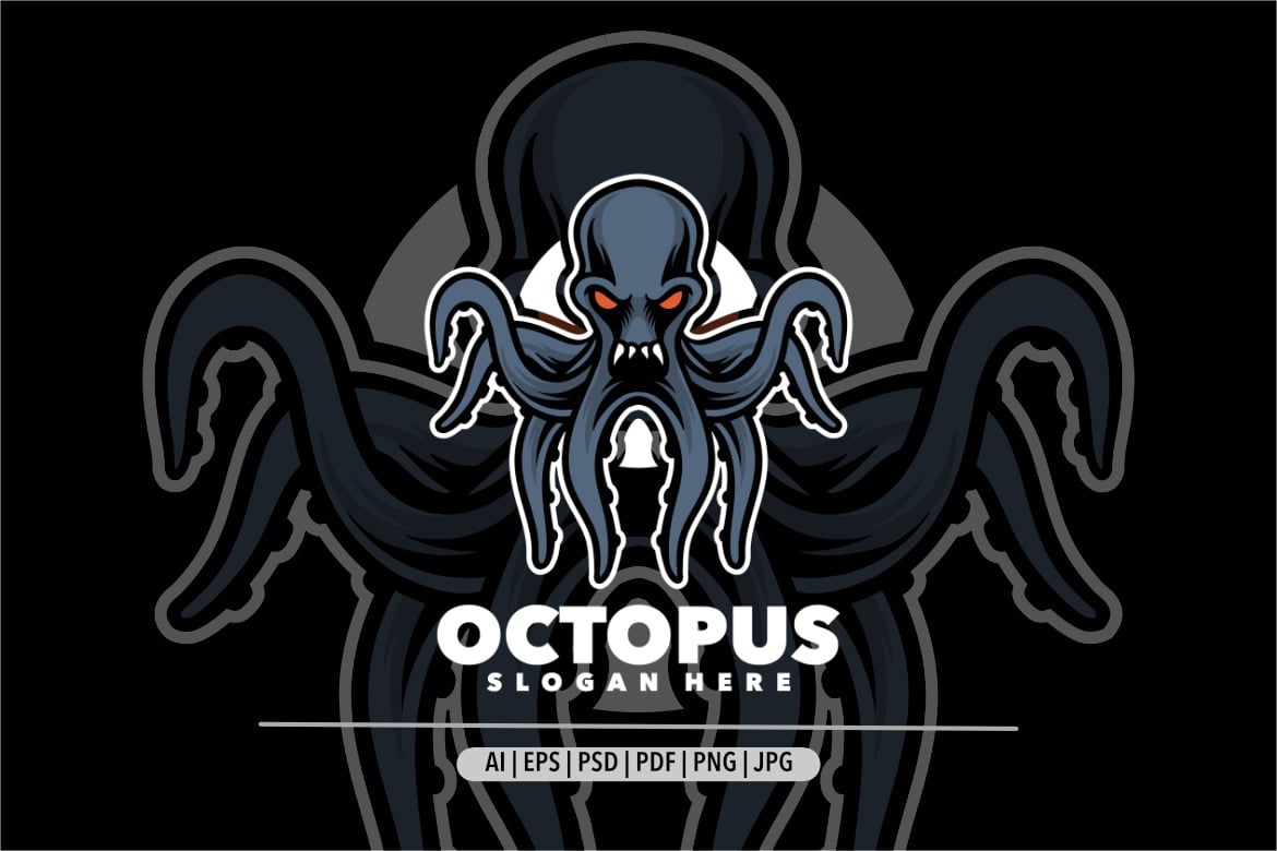 Kit Graphique #364842 Vintage Octopus Divers Modles Web - Logo template Preview