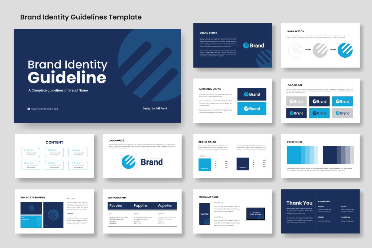 Template #364867 Book Brand Webdesign Template - Logo template Preview