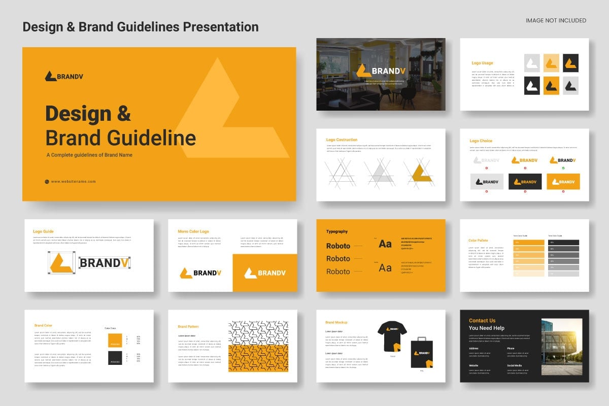 Template #364872 Guideline Brand Webdesign Template - Logo template Preview