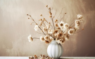 Dried Flowers Still Life White Flora 43