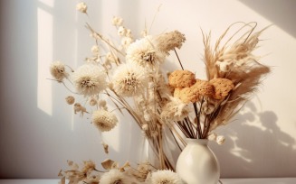 Dried Flowers Still Life White Flora 63