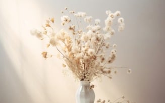 Dried Flowers Still Life White Flora 71