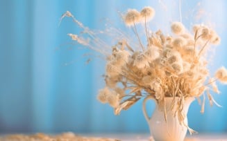 Dried Flowers Still Life White Flora 78