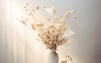Dried Flowers Still Life White Flora 80