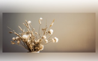 Dried Flowers Still Life White Flora 91