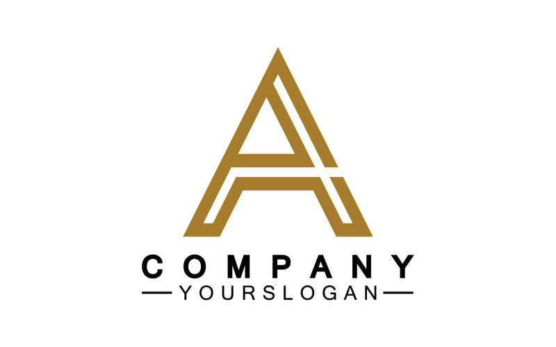 A initial letter template logo v15 Logo Template
