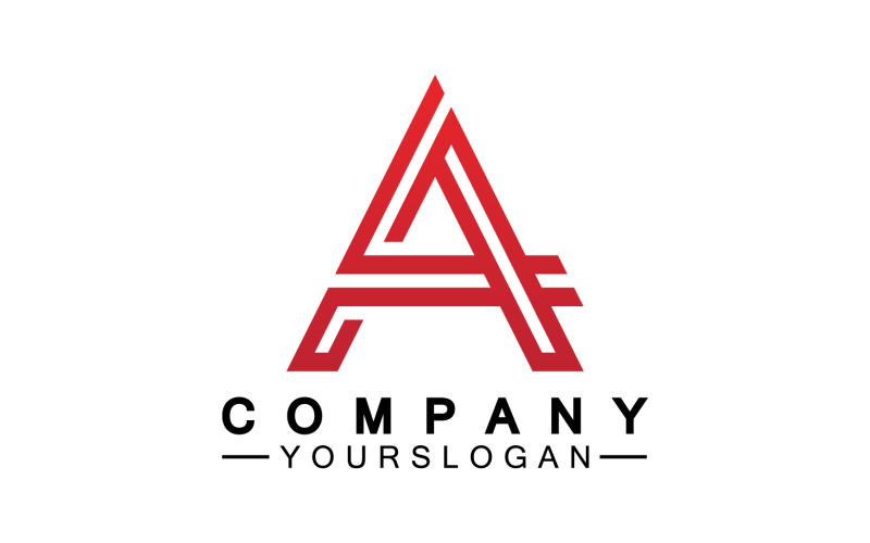 A initial letter template logo v17 Logo Template