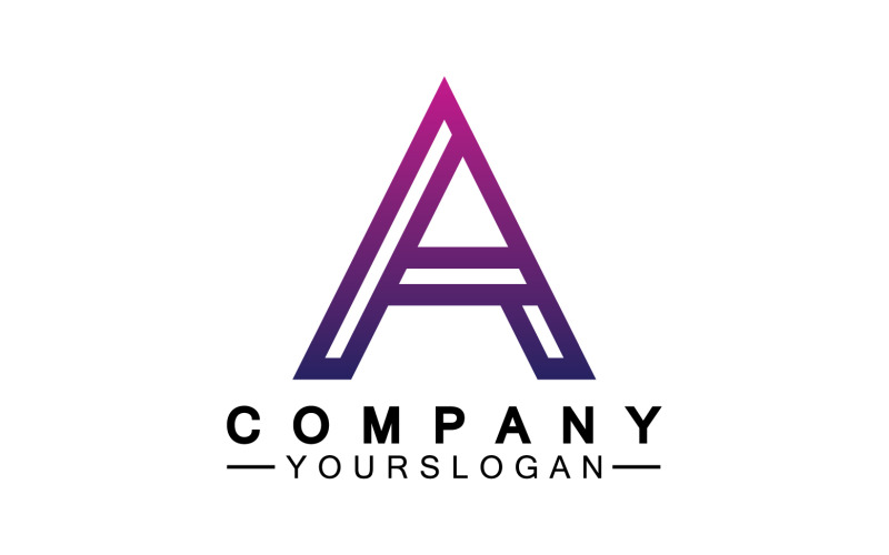 A initial letter template logo v21 Logo Template